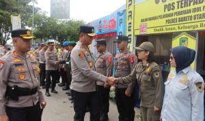 Kapolda Tinjau Pospam, Polres Barito Utara Siap Layani Operasi Ketupat