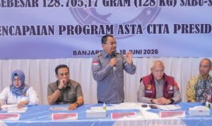 Supian HK Apresiasi Gagalkan Peredaran 128 Kg Sabu