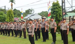 35 Personel Polres Bartim Naik Pangkat Jelang Bhayangkara