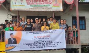 H. Barlin Serap Aspirasi Warga Dirung Sararong, Infrastruktur DAS Tuhup Jadi Prioritas