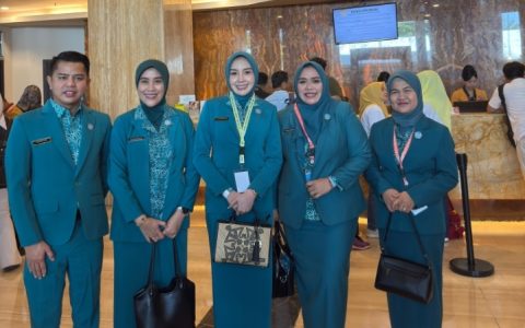 Dina Maulidah Hadiri Puncak Peringatan HKG PKK ke-54 Nasional di Makassar