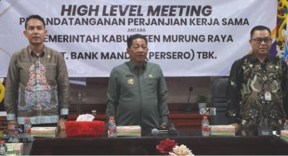 Pemkab Murung Raya Gandeng Bank Mandiri Permudah Pembayaran Pajak dan Retribusi Daerah