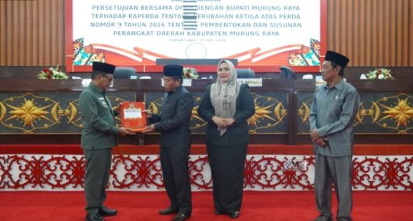 DPRD dan Pemkab Murung Raya Sepakati Perubahan Perda Perangkat Daerah