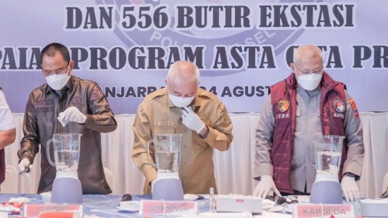 Supian HK Apresiasi Polda Kalsel Musnahkan Ratusan Kilogram Sabu