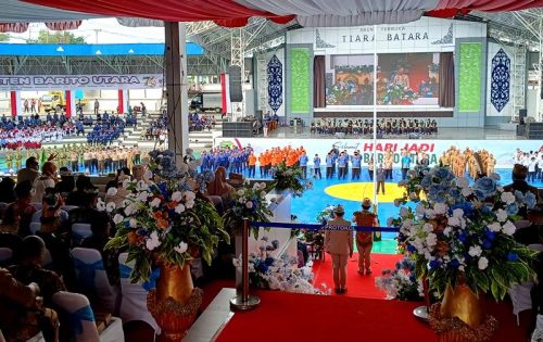 Jadi Inspektur Upacara HUT Barut Gubernur Kalteng Ingatkan Kemandirian