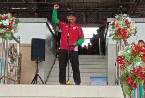 Meriahkan Hari Jadi ke-76 Bupati Barut Buka Turnamen Futsal OPD