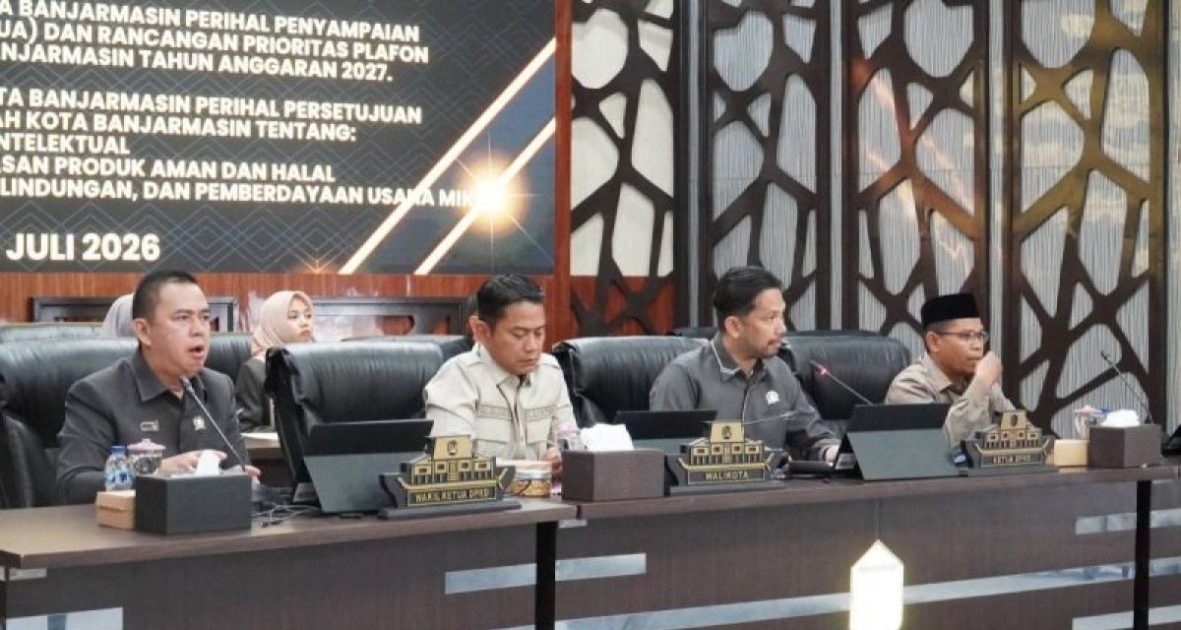 Perda Air Limbah Domestik Resmi Ditetapkan DPRD Banjarmasin