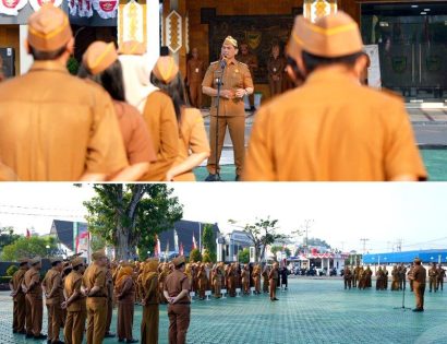 Pimpin Apel Pagi Bupati Shalahuddin Ingatkan Kedisiplinan Pegawai