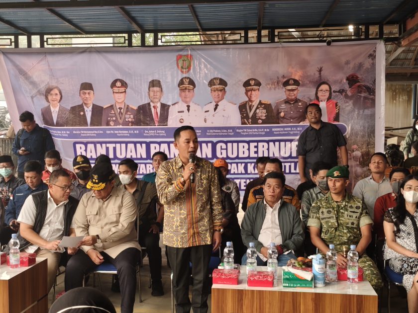 Rumiadi Apresiasi Penyaluran Bantuan Pangan dan KHBS di Murung Raya