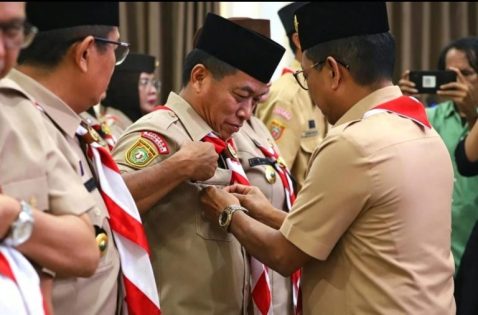 Rumiadi Dilantik sebagai Ketua Kwarcab Pramuka Murung Raya 2025–2030
