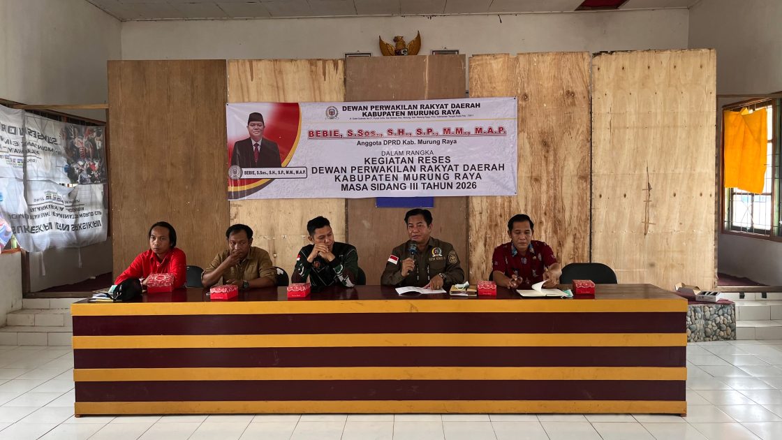 Bebie Serap Aspirasi Warga Kecamatan Tanah Siang melalui Reses Masa Sidang III