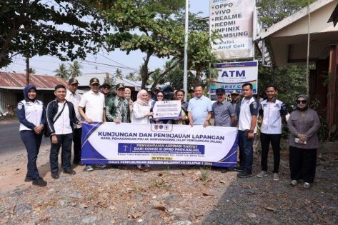 25 Titik PJU Resmi Terangi Jalan Trans Kalimantan