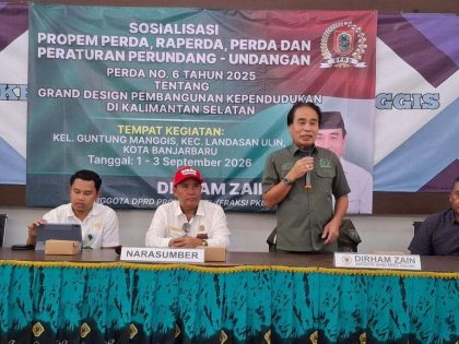 Dirham Zain Gaungkan Kompas Kependudukan Kalsel Dua Dekade