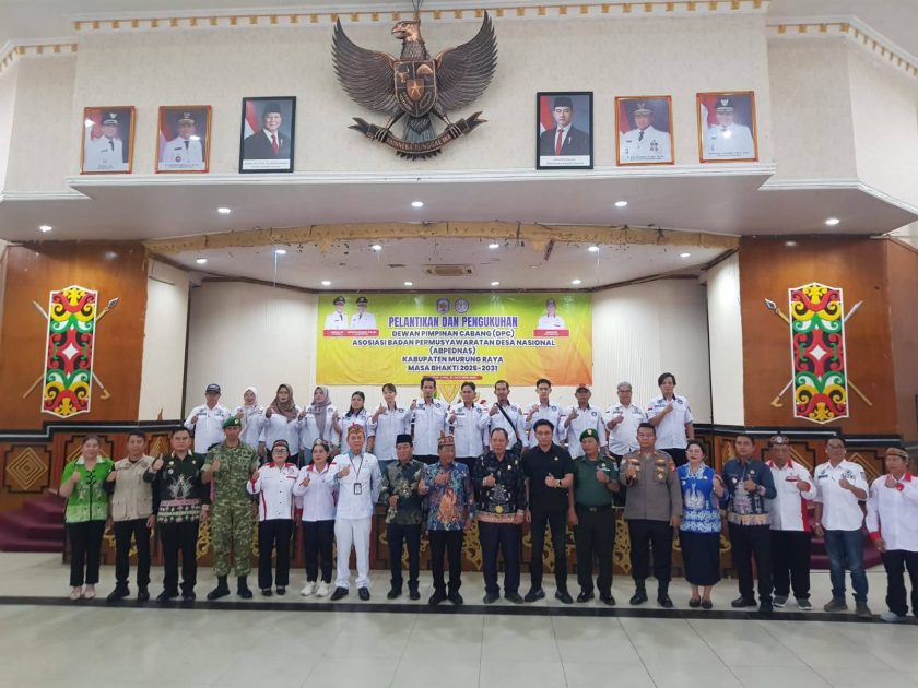 Bupati Heriyus Kukuhkan ABPEDNAS, Perkuat Pembangunan Desa