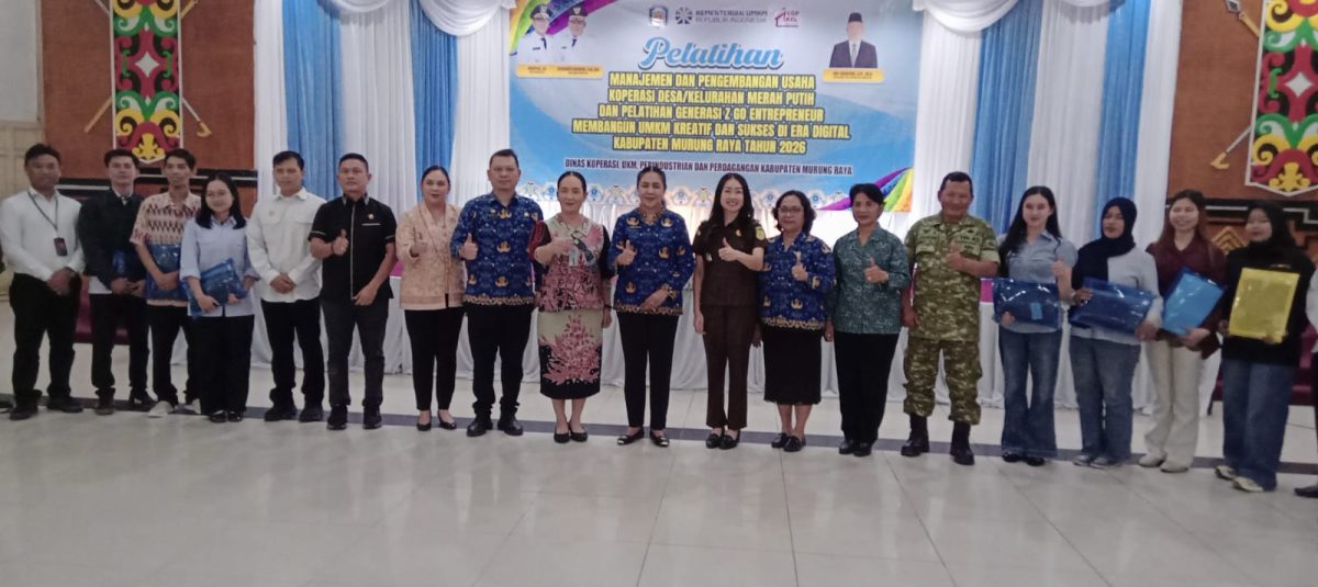 Sekda Murung Raya Buka Pelatihan Koperasi Merah Putih dan Kewirausahaan Generasi Z