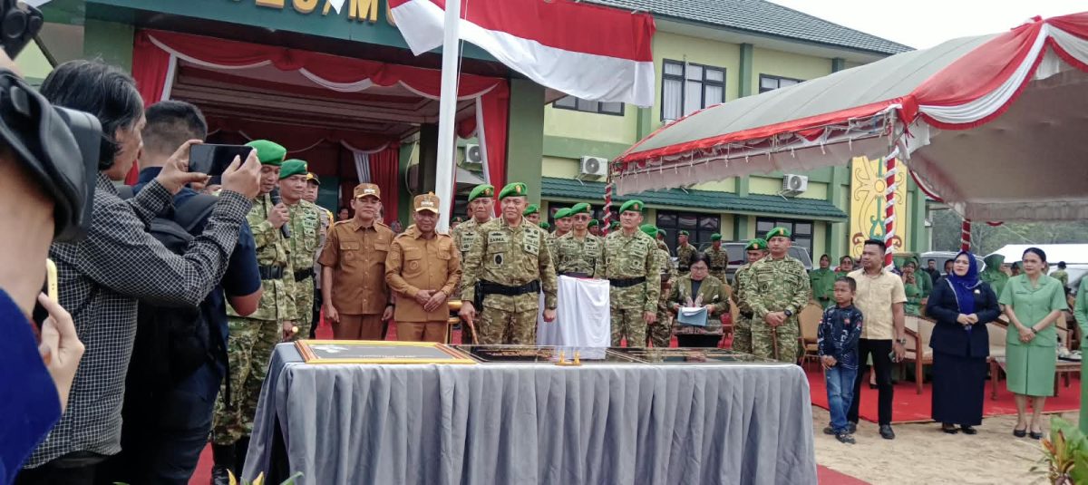 Heriyus dan Rahmanto Hadiri Peresmian Makodim 1020/Murung Raya