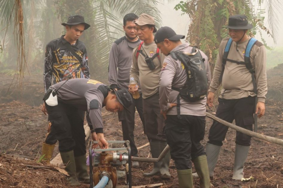 Deteksi Satelit Picu Gerak Cepat Polres Bartim Tangani Karhutla